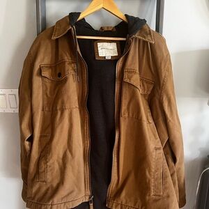 American Eagle Outfitters Tan Military Jacket